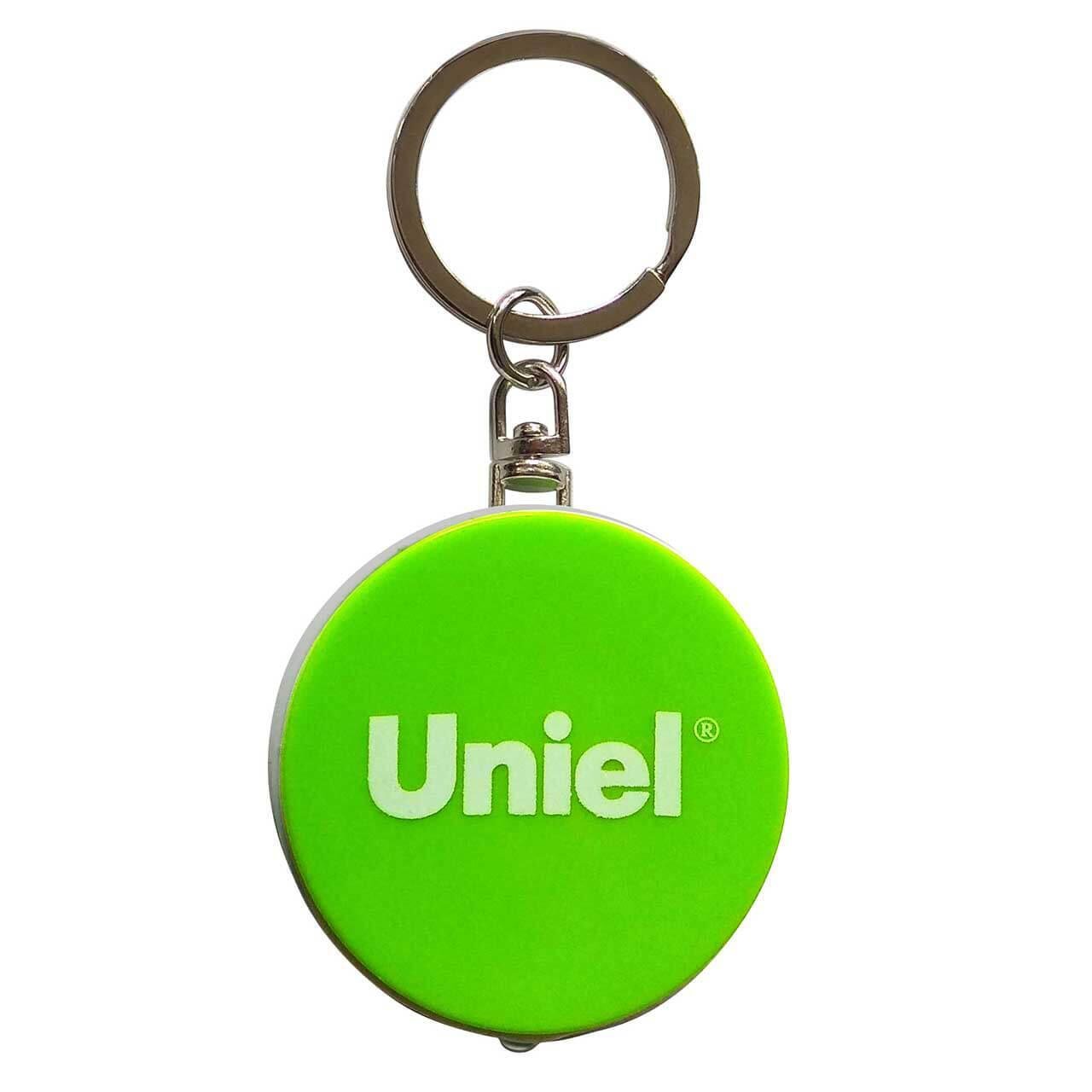 Фонарь-брелок светодиодный (UL-00004098) Uniel Standard Mini от батареек 47х40 S-KL022-T Green. 