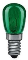 Лампа накаливания миниатюрная Paulmann Е14 15W зеленая 80013. 