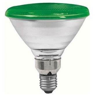 Лампа накаливания рефлекторная Paulmann PAR38 Е27 80W конус зеленый 27283. 