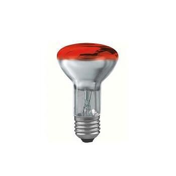 Лампа накаливания рефлекторная R63 Е27 40W красная 23041. 