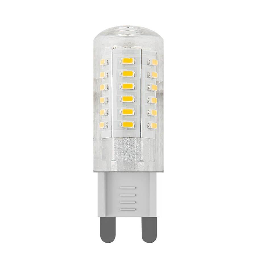 Лампа светодиодная G9 3W 2800К кукуруза прозрачная VG9-K1G9warm3W 6989. 