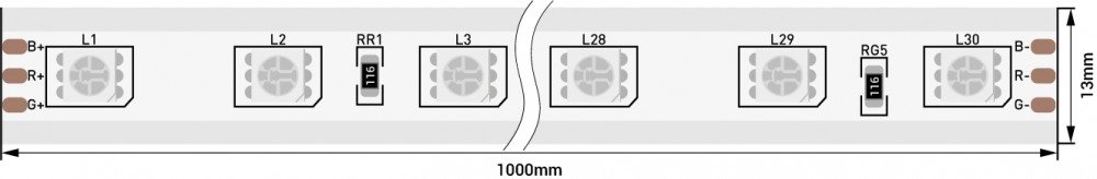 Светодиодная лента SWG LT560-RGB-50. 