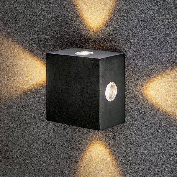Архитектурная подсветка  1601 TECHNO LED Kvatra черный. 