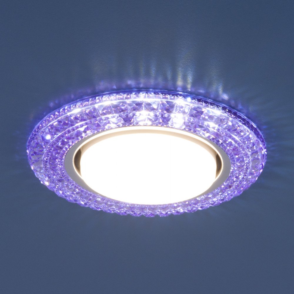Точечный светильник  3030 GX53 VL фиолетовый. 