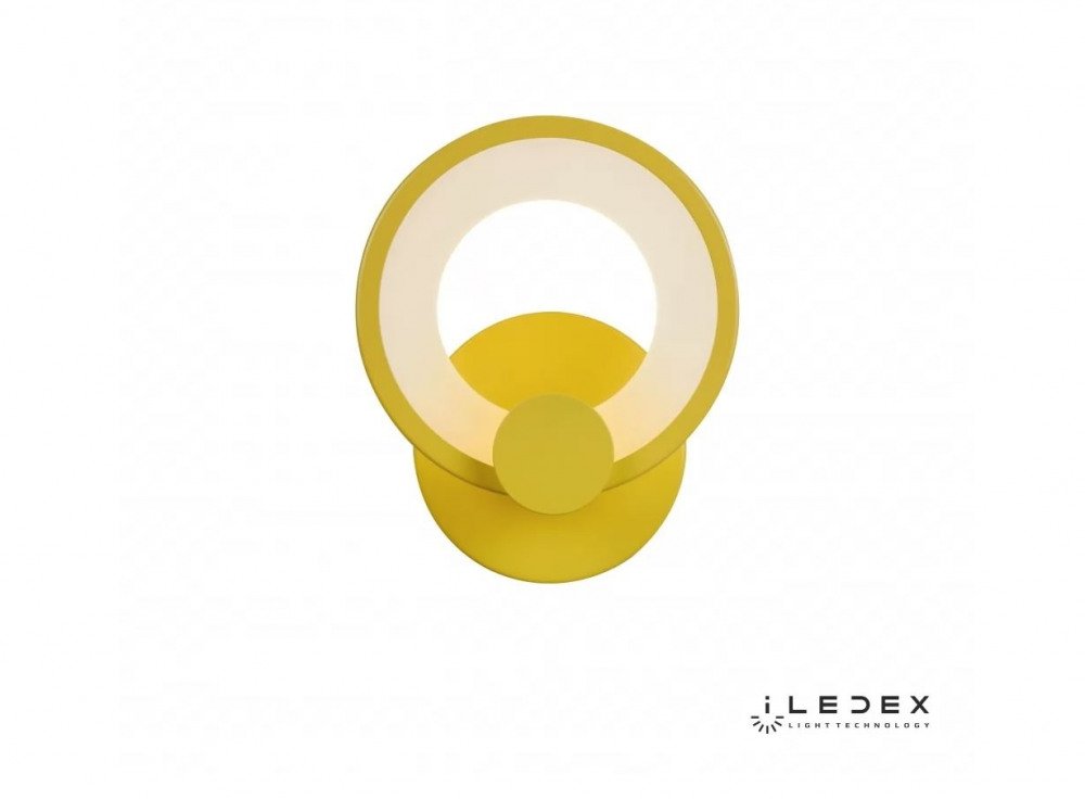 Настенный светильник iLedex Ring A001/1 Yellow. 