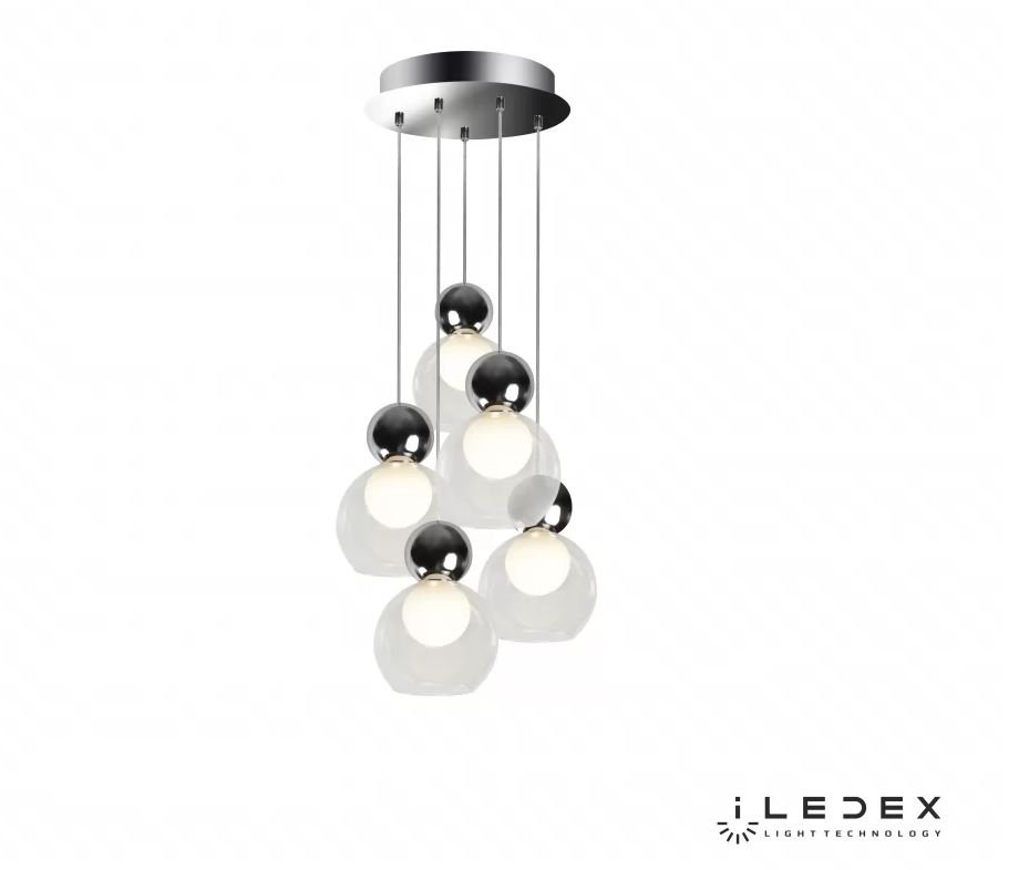 Подвесной светильник iLedex Blossom C4476-5R CR. 