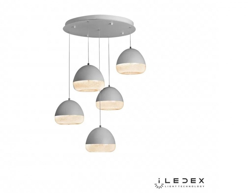 Подвесной светильник iLedex Flake WLD8885-5Y WH. 