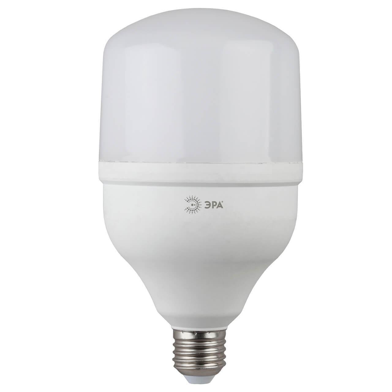 Лампа светодиодная ЭРА E27 40W 4000K матовая T120-40W-4000-E27. 