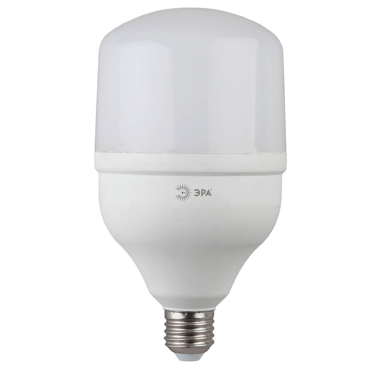 Лампа светодиодная ЭРА E27 40W 6500K матовая T120-40W-6500-E27. 