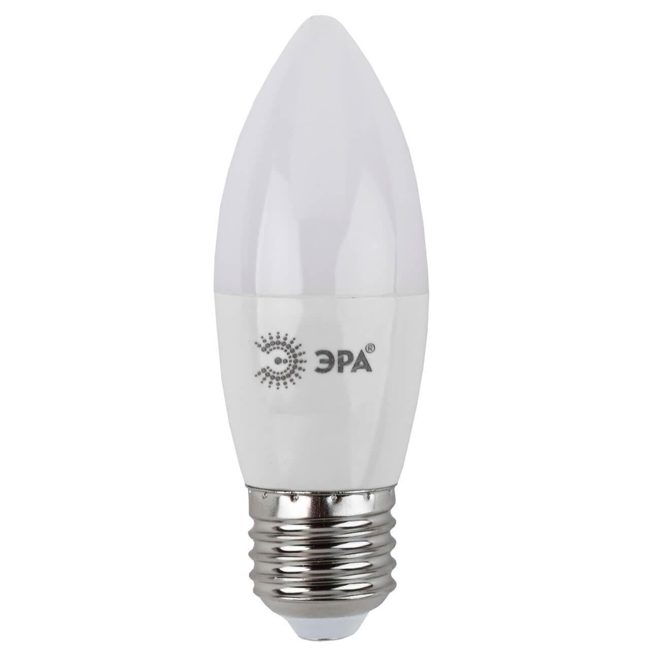 Лампа светодиодная ЭРА E27 9W 6500K матовая B35-9W-860-E27. 
