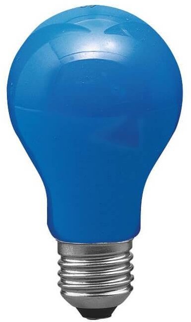 Лампа накаливания Paulmann AGL Е27 25W груша синяя 40024. 