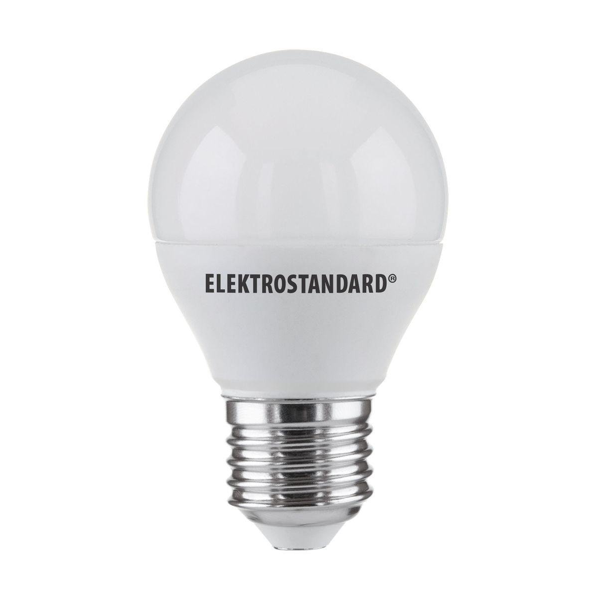 Лампа светодиодная Elektrostandard E27 7W 3300K матовая 4690389055256. 