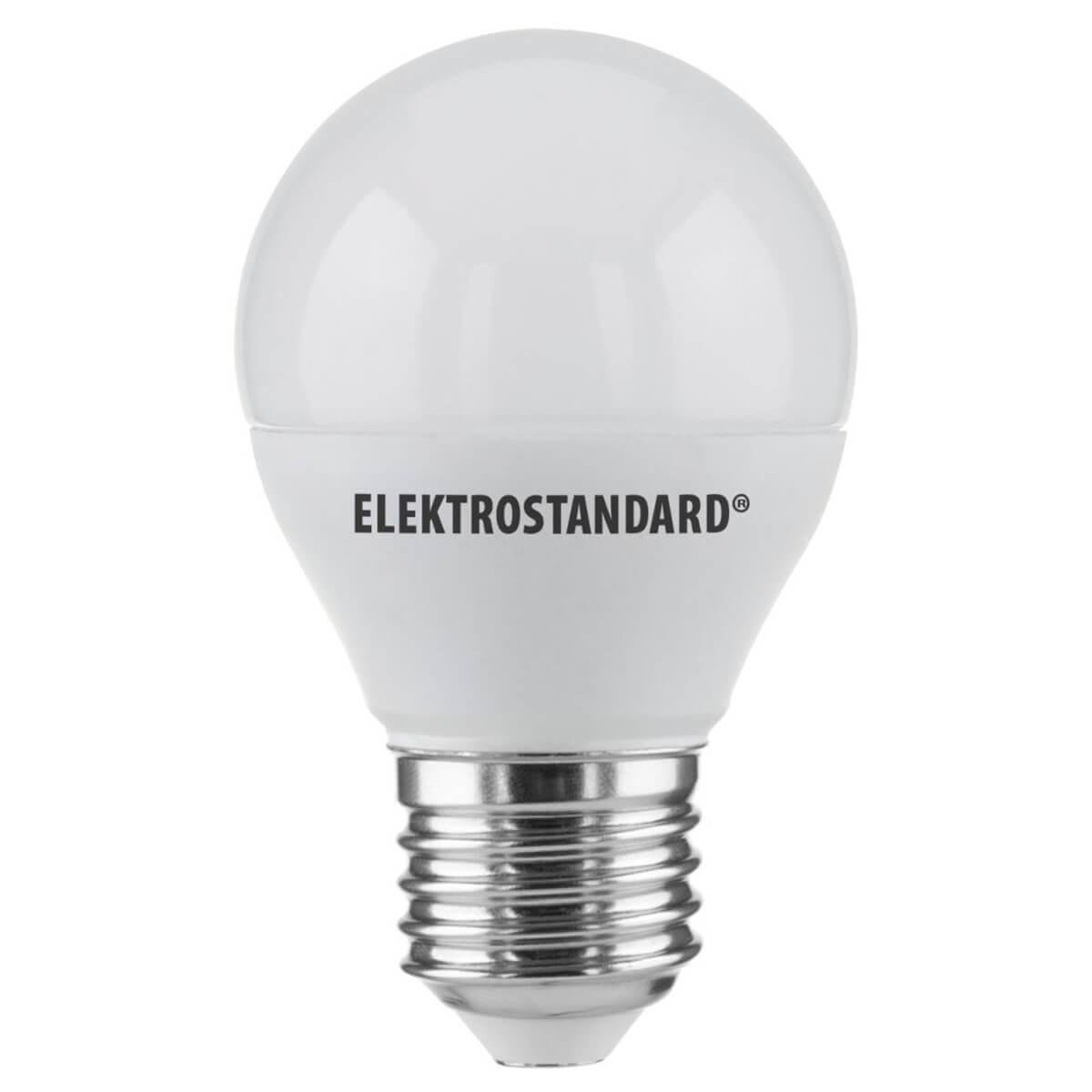 Лампа светодиодная Elektrostandard E27 7W 6500K матовая 4690389055270. 