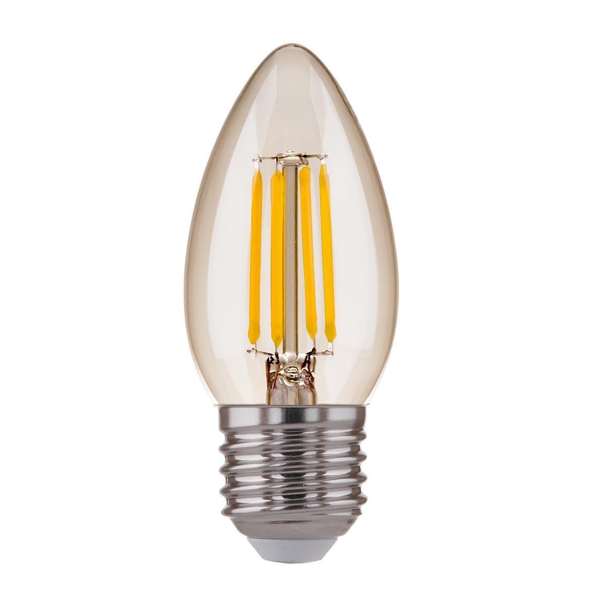 Лампа светодиодная филаментная Elektrostandard BLE2706 E27 9W 4200K прозрачная 4690389151316. 