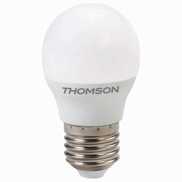 Лампа светодиодная Thomson E27 10W 4000K шар матовая TH-B2042. 