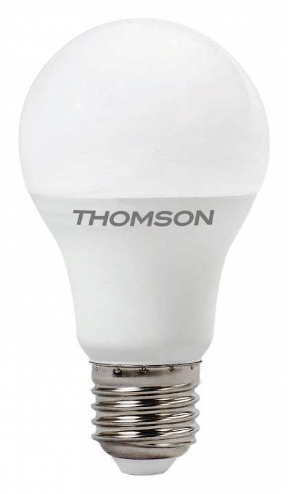 Лампа светодиодная Thomson E27 9W 3000/4000/6500K груша матовая TH-B2165. 