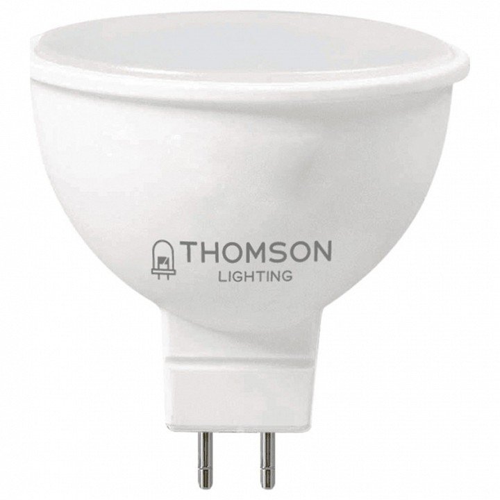 Лампа светодиодная Thomson GU5.3 10W 3000K полусфера матовая TH-B2049. 