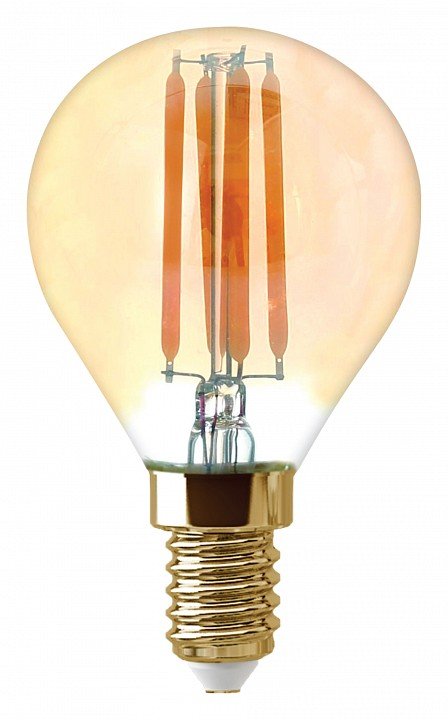 Лампа светодиодная филаментная Thomson E14 7W 2400K шар прозрачная TH-B2122. 