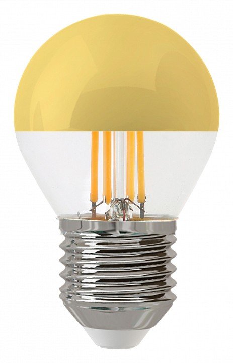 Лампа светодиодная филаментная Thomson E27 4W 2700K шар прозрачная TH-B2379. 