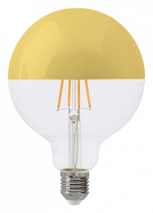 Лампа светодиодная филаментная Thomson E27 7W 2700K шар прозрачная TH-B2381. 