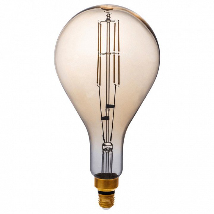 Лампа светодиодная филаментная Thomson E27 8W 1800K груша прозрачная TH-B2171. 