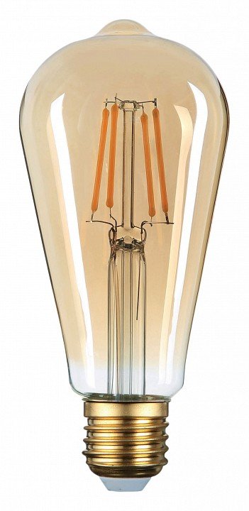 Лампа светодиодная филаментная Thomson E27 9W 2400K прямосторонняя трубчатая прозрачная TH-B2130. 