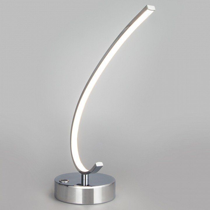 Настольная лампа декоративная Eurosvet Rush 80416/1 хром 12W. 