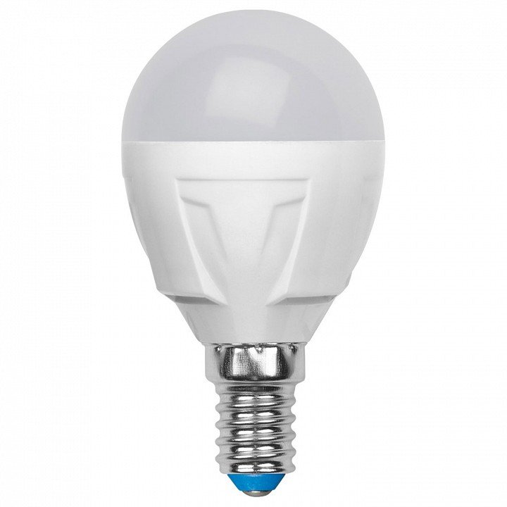 Лампа светодиодная Uniel Volpe E14 6Вт 3000K LED-G45-6W/WW/E14/FR/S. 