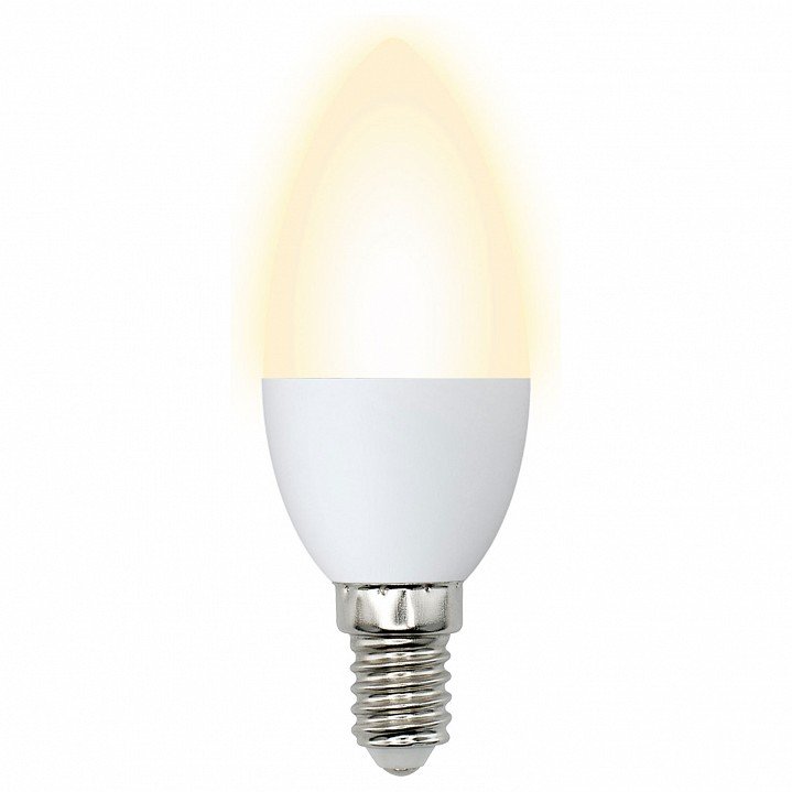 Лампа светодиодная Uniel Optima E14 6Вт 3000K LEDC376WWWE14 220ВFRO. 