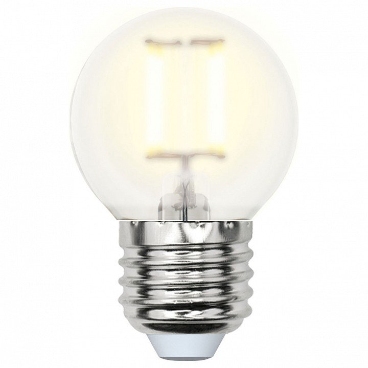 Лампа светодиодная Uniel  E27 6Вт 3000K LED-G45-6W/WW/E27/FR/O. 