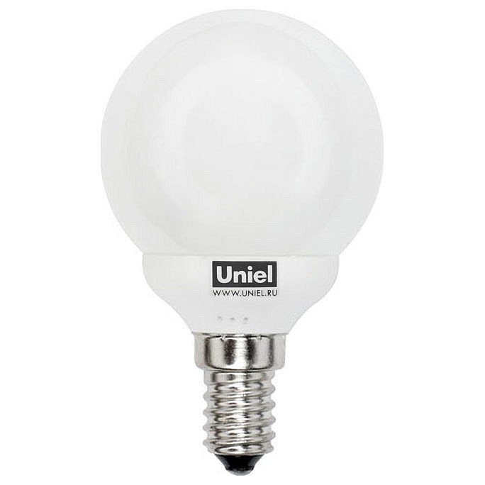 Лампа компактная люминесцентная Uniel  E14 11Вт 4000K 05256. 