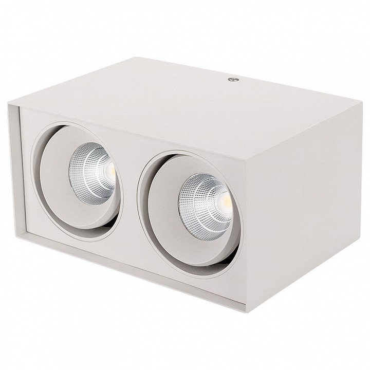 Накладной светильник Arlight Sp-cubus SP-CUBUS-S100x200WH-2x11W Warm White 40deg. 