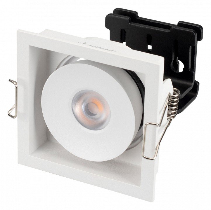 Встраиваемый светильник Arlight CL-SIMPLE-S80x80-9W Warm3000 (WH, 45 deg) 026874. 
