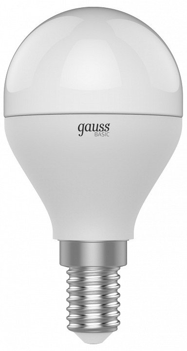 Лампа светодиодная диммируемая Gauss E14 7W 3000K-4000K-6500K матовая 1053147. 