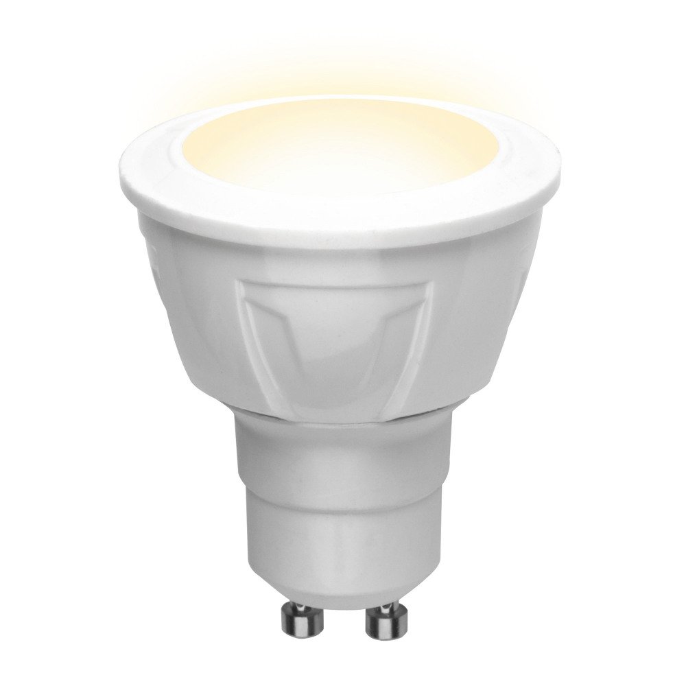 Лампочка светодиодная Uniel LED-JCDR 6W/WW/GU10/FR PLP01WH картон. 