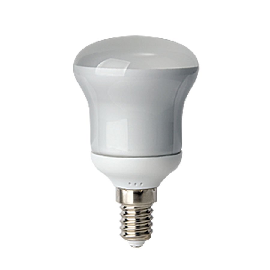 Лампочка энергосберегающая Volpe CFL-R 50 220-240V 9W E14 2700K картон. 