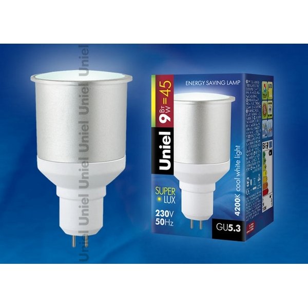 Лампочка энергосберегающая  ESL-JCDR FR-9/4200/GU5.3/A картон. 