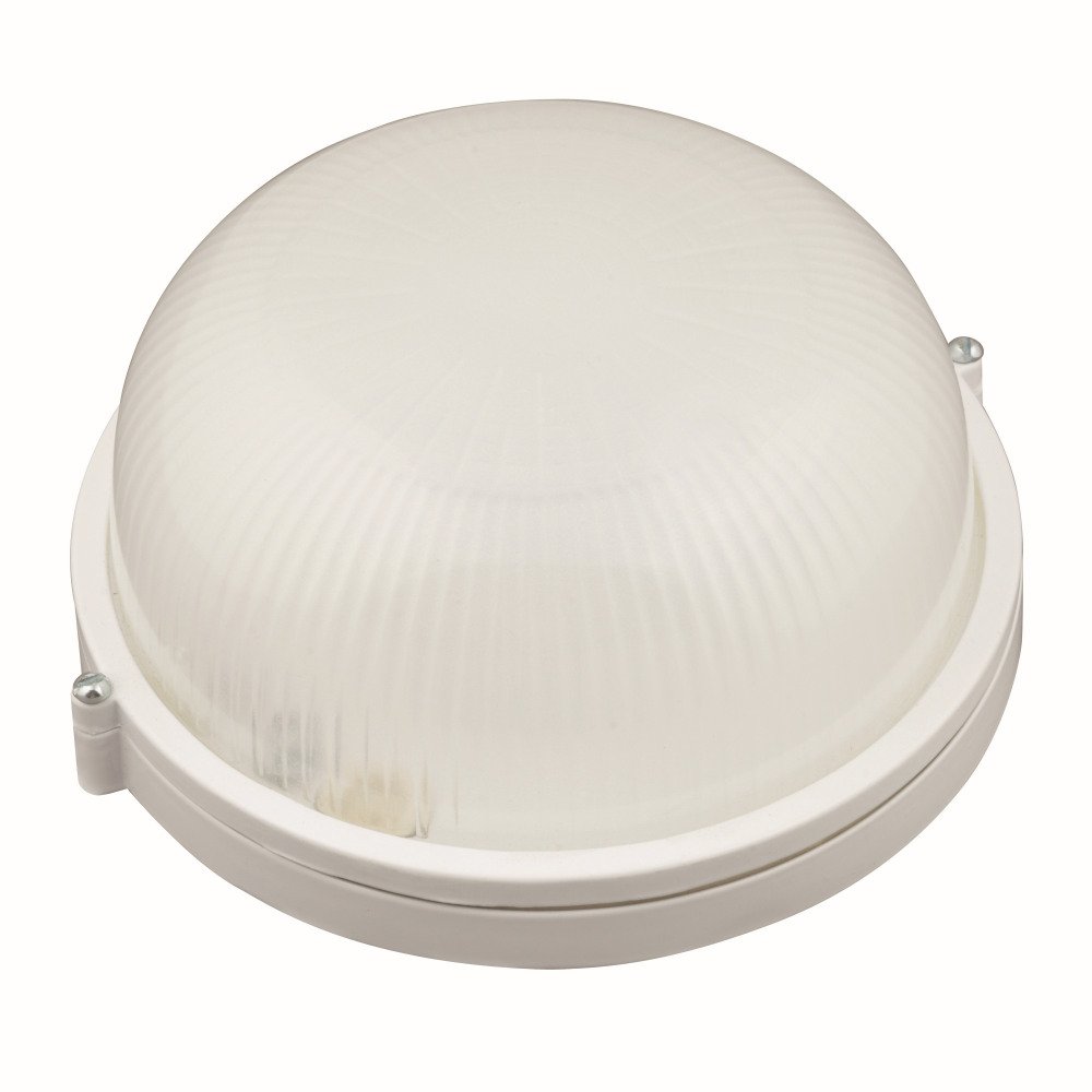 Настенно-потолочный светильник Uniel UWL-R01 100W/E27 IP54 WHITE Круг. 