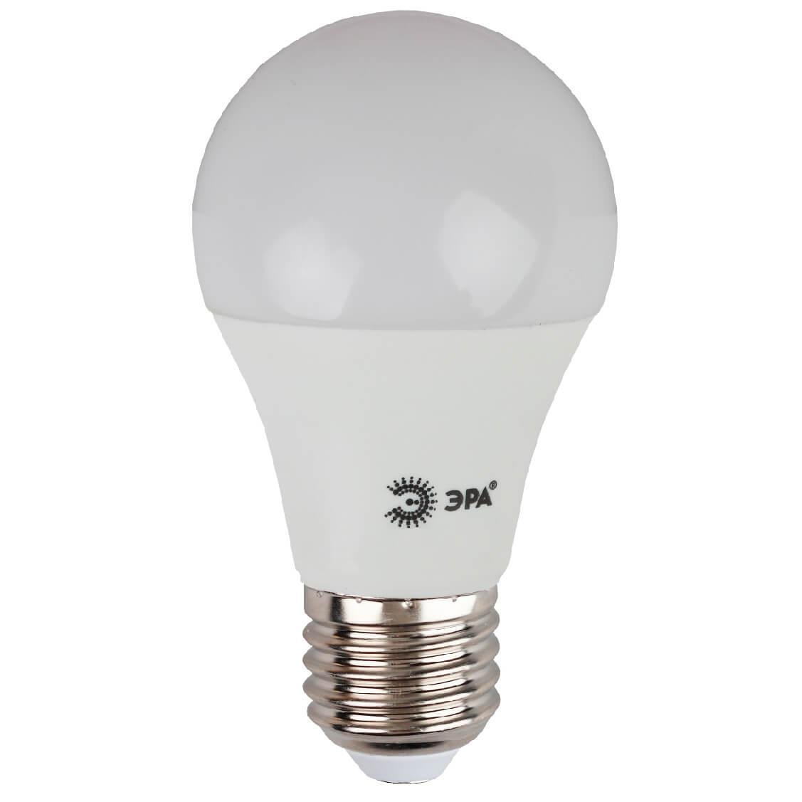 Лампа светодиодная ЭРА E27 12W 2700K матовая LED A60-12W-827-E27 R Б0050197. 