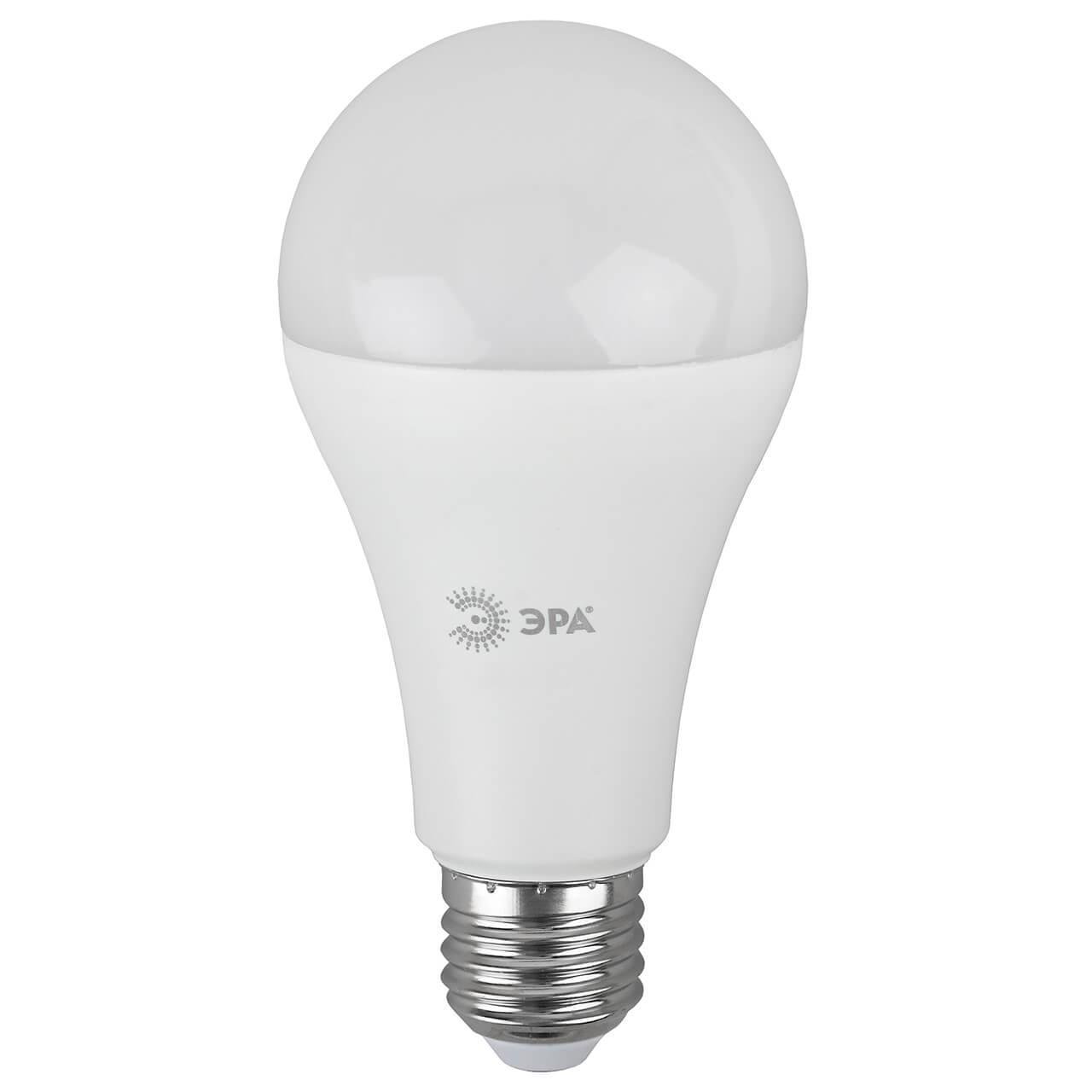 Лампа светодиодная ЭРА E27 25W 4000K матовая LED A65-25W-840-E27 R Б0048010. 