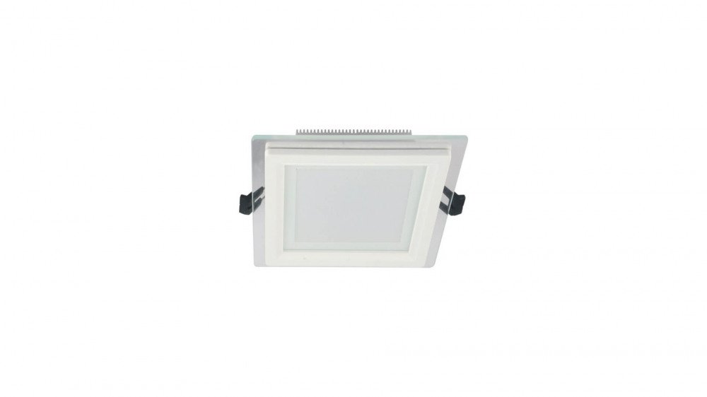 Встраиваемый светодиодный светильник Lumina Deco Beneto LDC 8097-SQ-GL-12WSMD-D160 WT. 