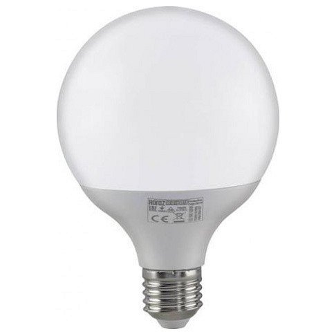 Лампа светодиодная Horoz Electric Globe E27 16Вт 3000K HRZ00002803. 