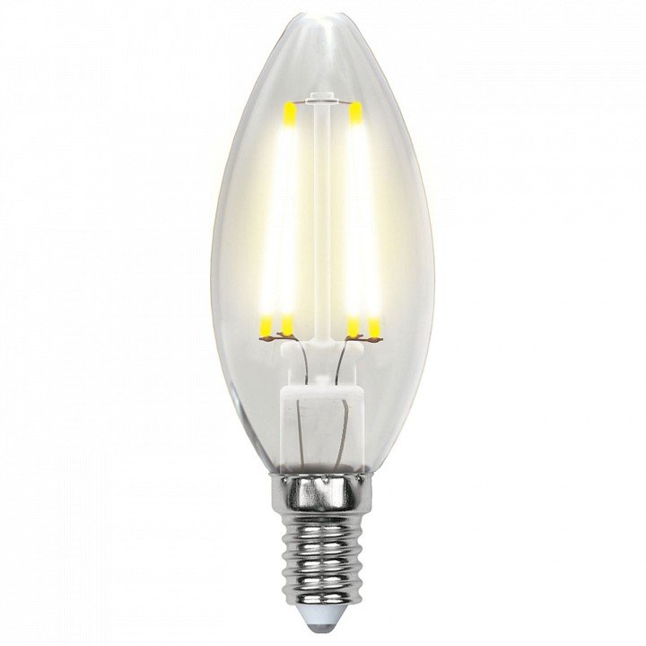 Лампа светодиодная Uniel Sky E14 6Вт 3000K LEDC356WWWE14 220ВCLPLS02WH. 
