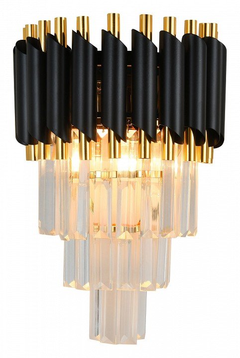 Накладной светильник Natali Kovaltseva DARIAN DARIAN 76017/2W GOLD BLACK. 