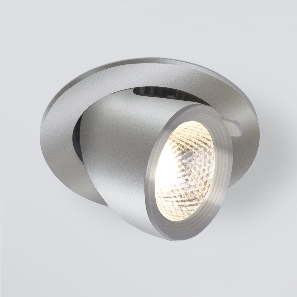 Точечный светильник Elektrostandard 9918 LED 9W 4200K серебро. 
