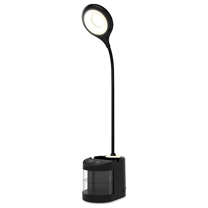 Настольная лампа офисная Ambrella light DE56 DE562 BK черный LED 4200K 4W. 