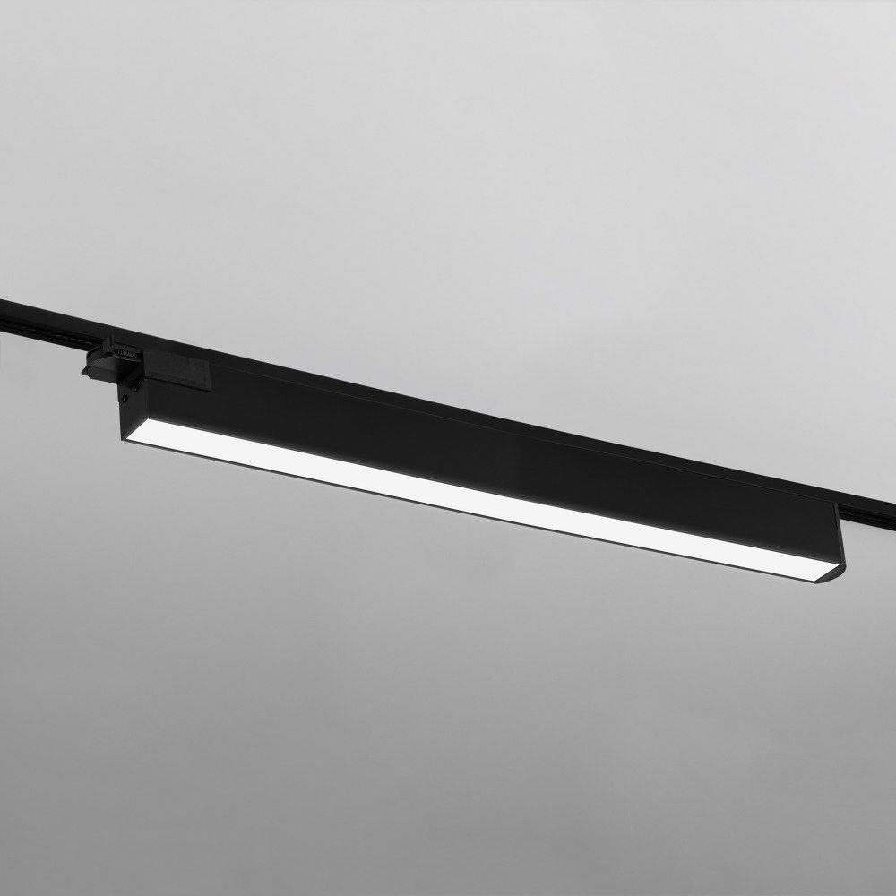 Трековый светильник Elektrostandard X-Line X-Line черный матовый 28W 4200K (LTB55) трехфазный. 