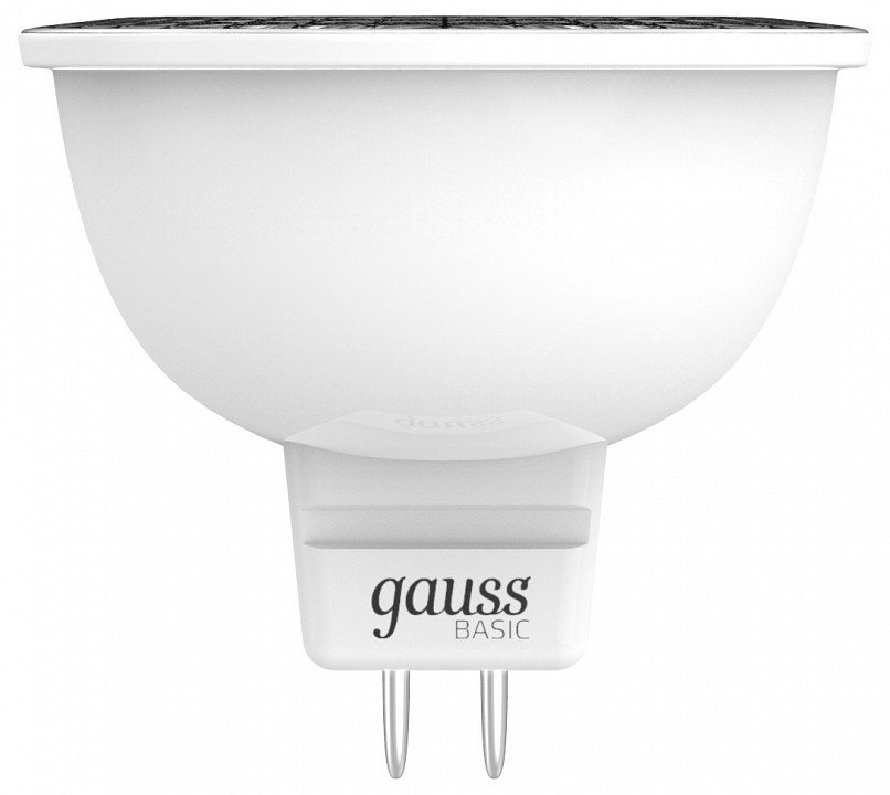 Лампа светодиодная Gauss GU5.3 6,5W 3000К матовая 1013517. 