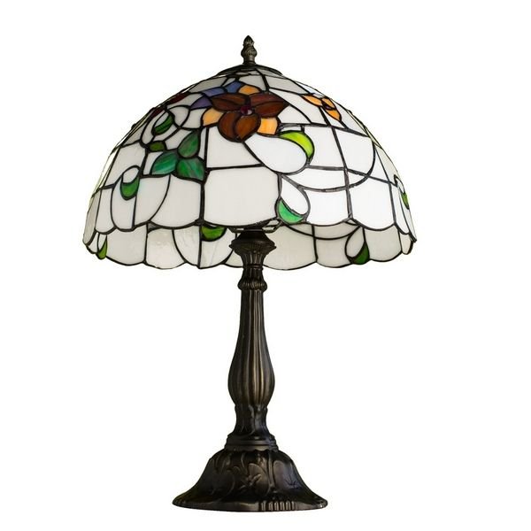 Интерьерная настольная лампа Tiffany A1230LT-1BG. 