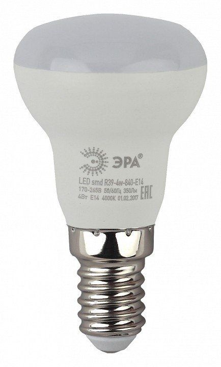 Лампа светодиодная Эра STD E14 4Вт 4000K Б0047934. 